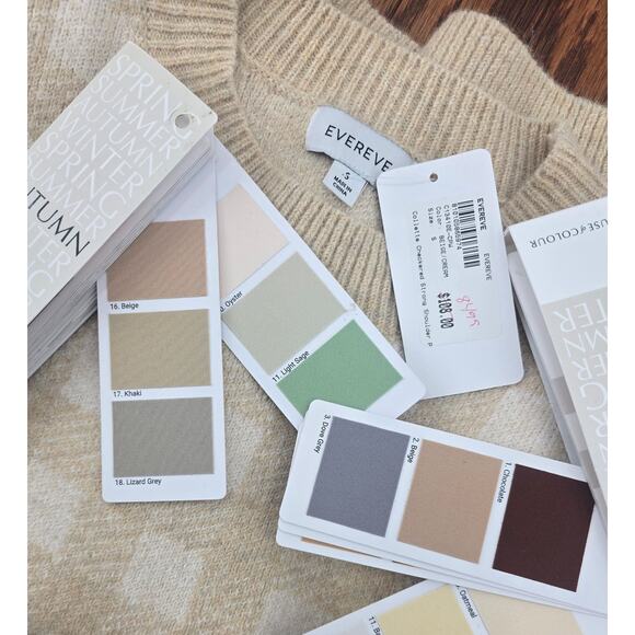 Evereve Collete Checkered Stong Shoulder Sweater - Picture 4 of 5